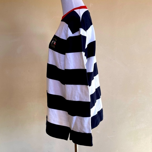RALPH LAUREN Red White Blue Stripped Nautical Embroidered Flags Woman’s M NEW!!! - Picture 6 of 8